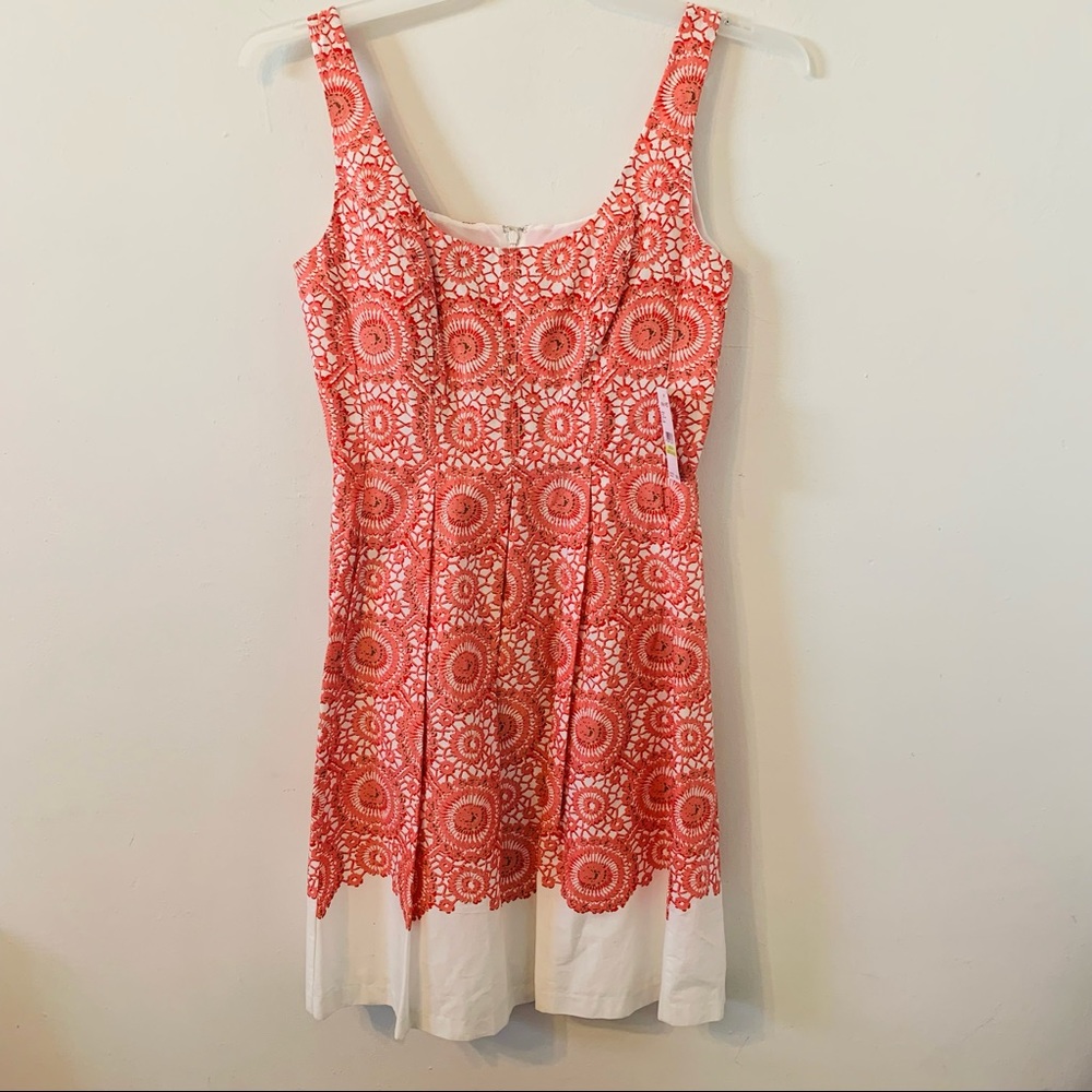 Nine West Fit and Flare Floral Dress Sz 4